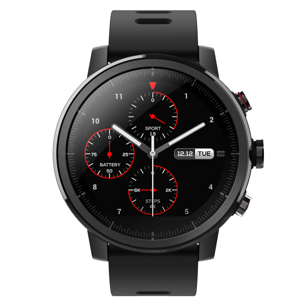 Huami amazfit stratos outlet black smartwatch